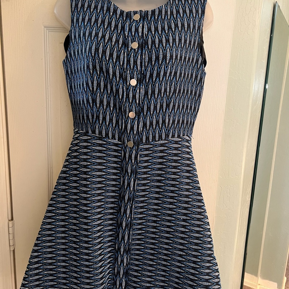 NWT maje robe sans matches blue dress 3 US 6-8